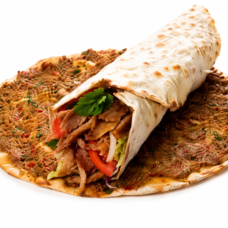 Döner Turkse pizza Lahmacun