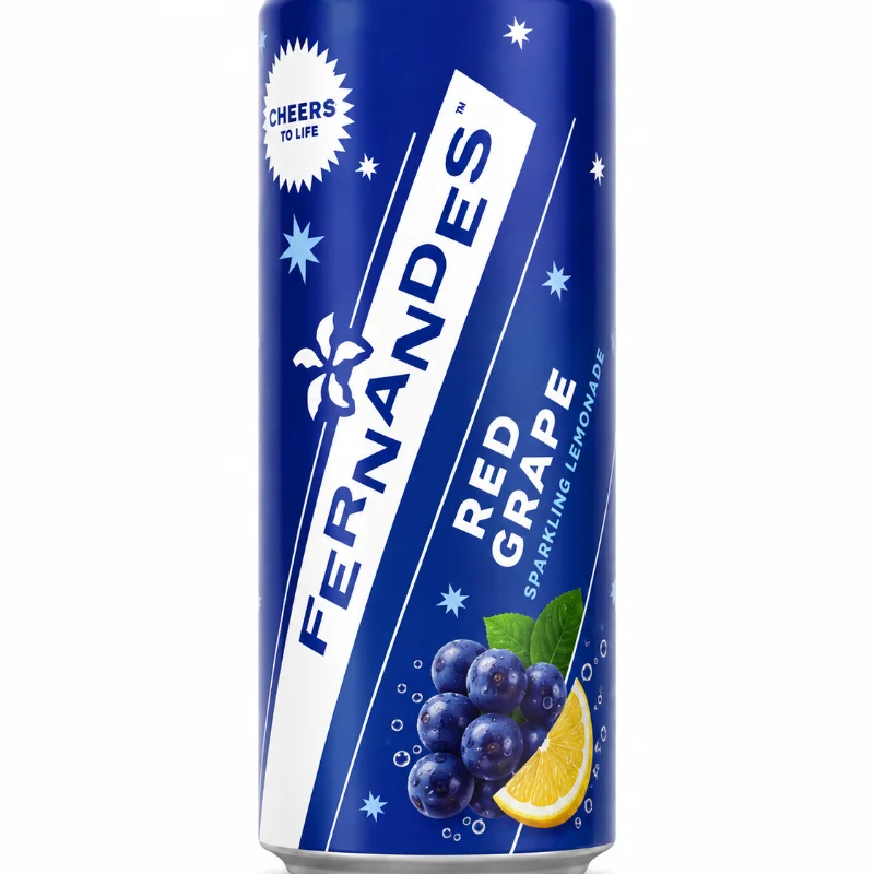 Fernandes Red Grape sparkling lemon